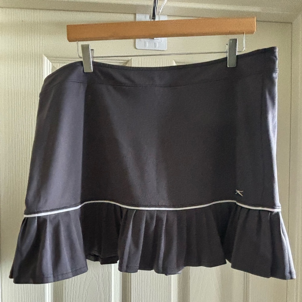 Slazenger Golf Skirt, gray, built in shorts, size XL